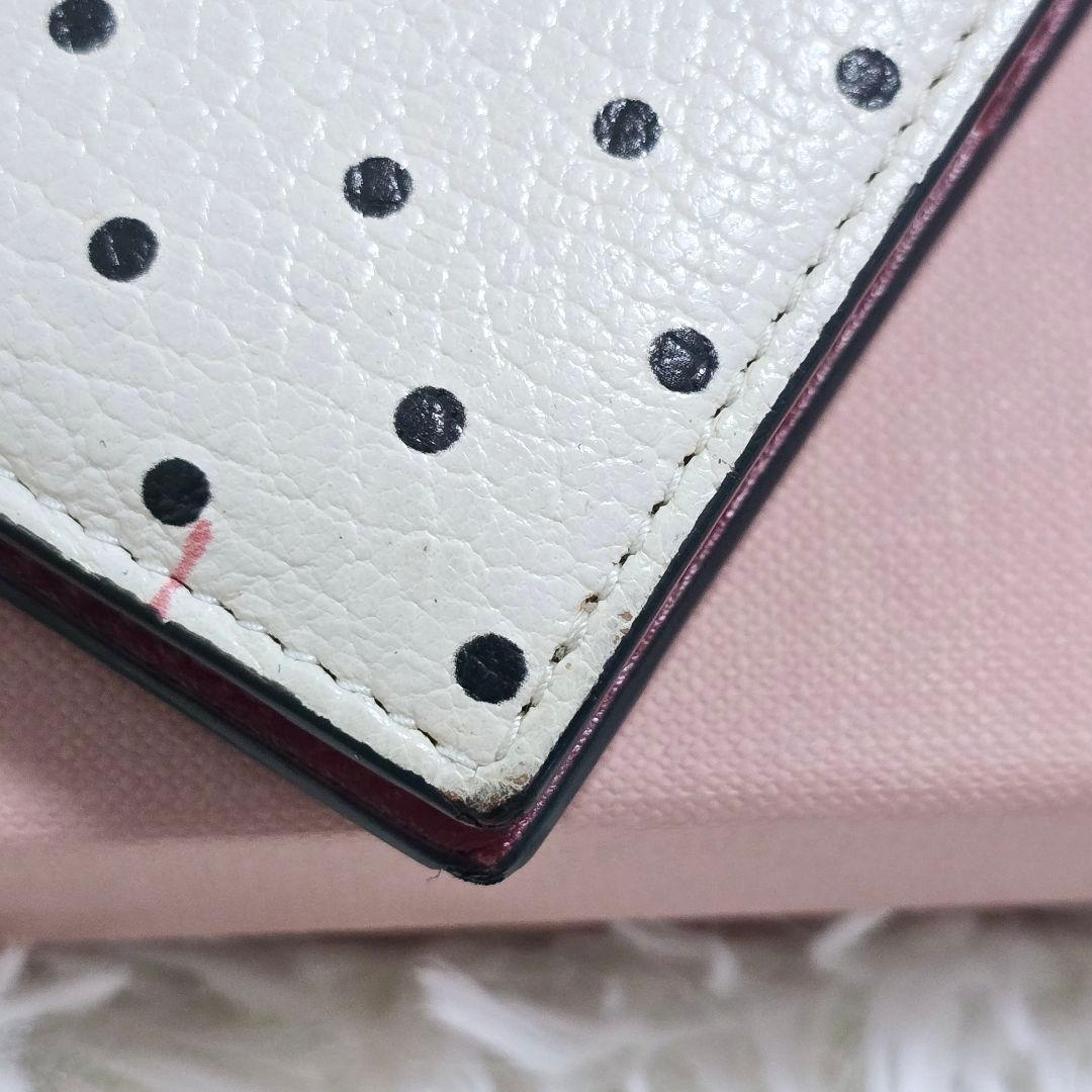 もっちー様✨ミュウミュウ ラムールコレクション 二つ折り財布 ハート ドット