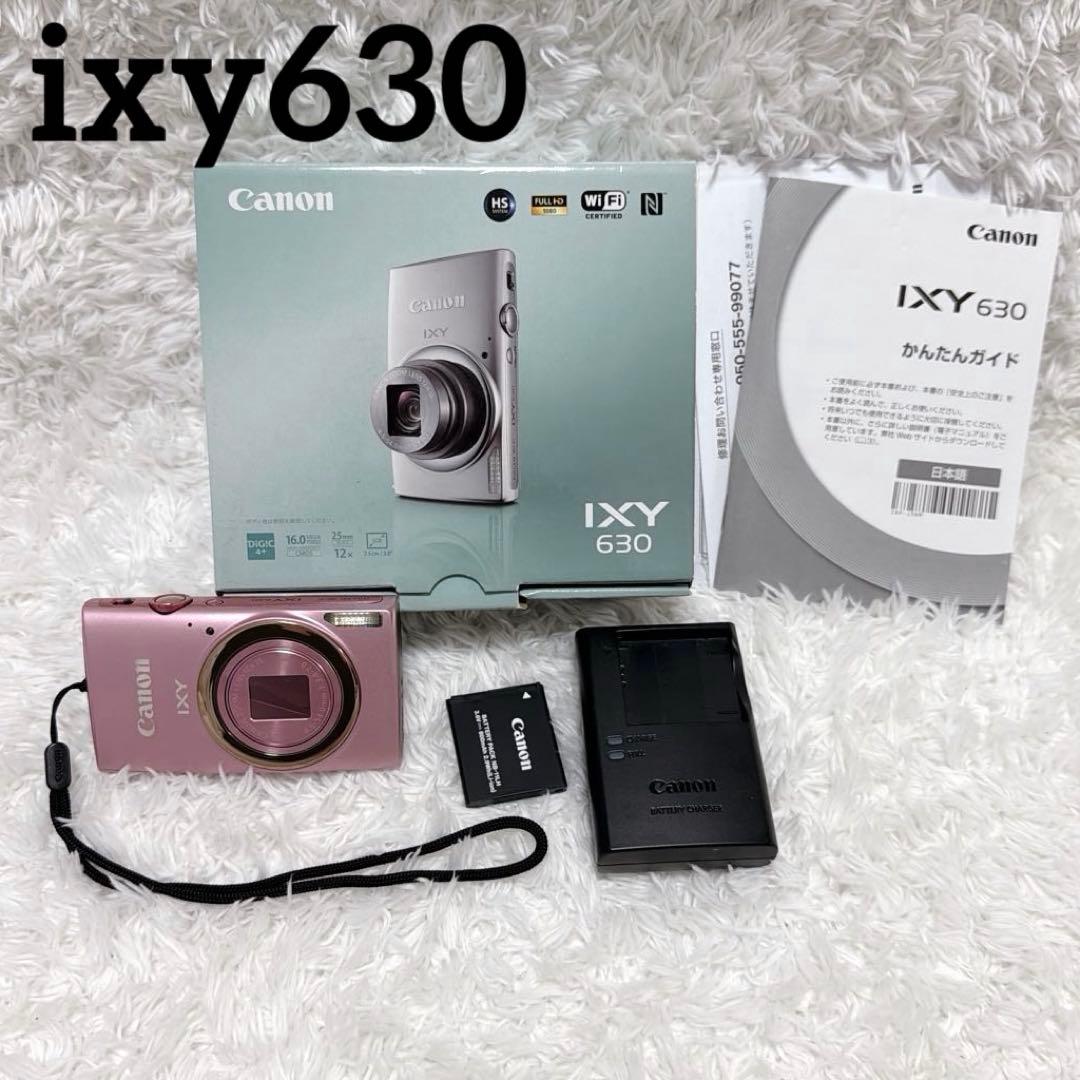 【美品】Canon IXY630 ピンク 充電器付 コンデジ
