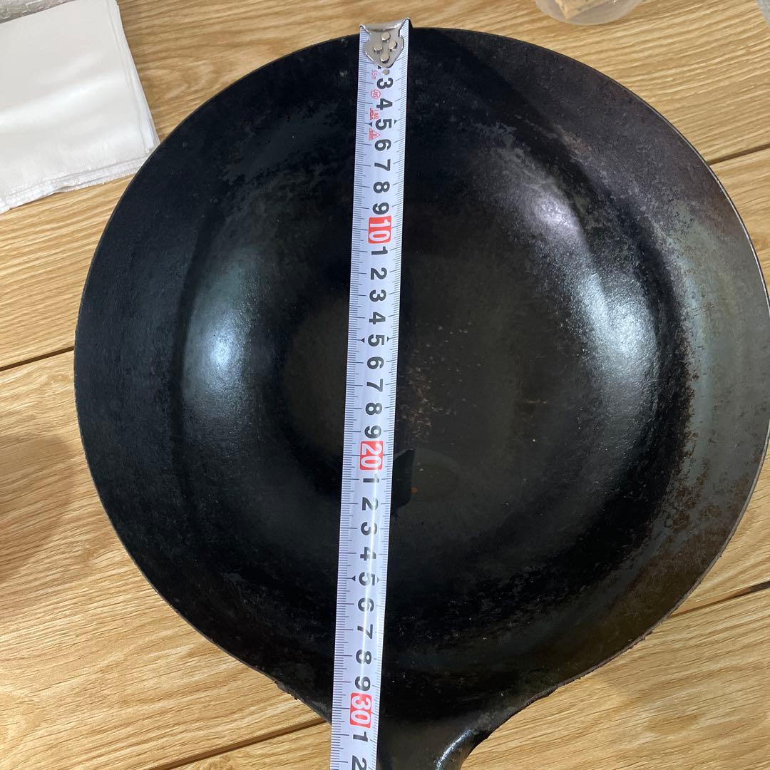 り*ん様 山田工業所　打ち出し中華鍋30cm 丸底　北京鍋