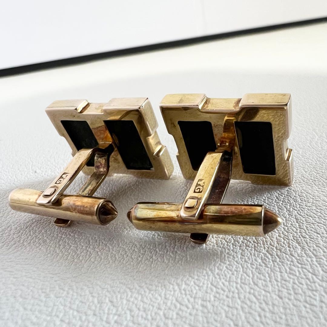 カフス＋タイピン　オパール　ゴールド　YG 金地金　12.5g