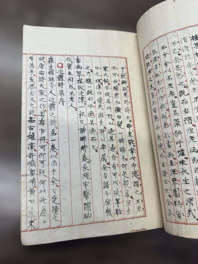 『岫雲先生文稿』全1冊 検索：和本 写本 漢詩 汪由敦 唐本 骨董 古文書