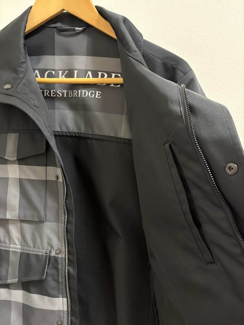 BLACK LABEL CRESTBRIDGE グレー チェック柄 Mサイズ