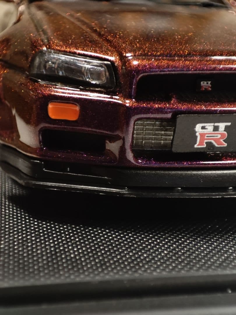 エブロ EBBRO R-34 R34 GT-R SKYLINE PURPLE