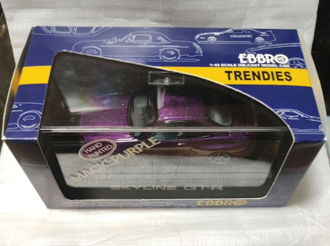 エブロ EBBRO R-34 R34 GT-R SKYLINE PURPLE