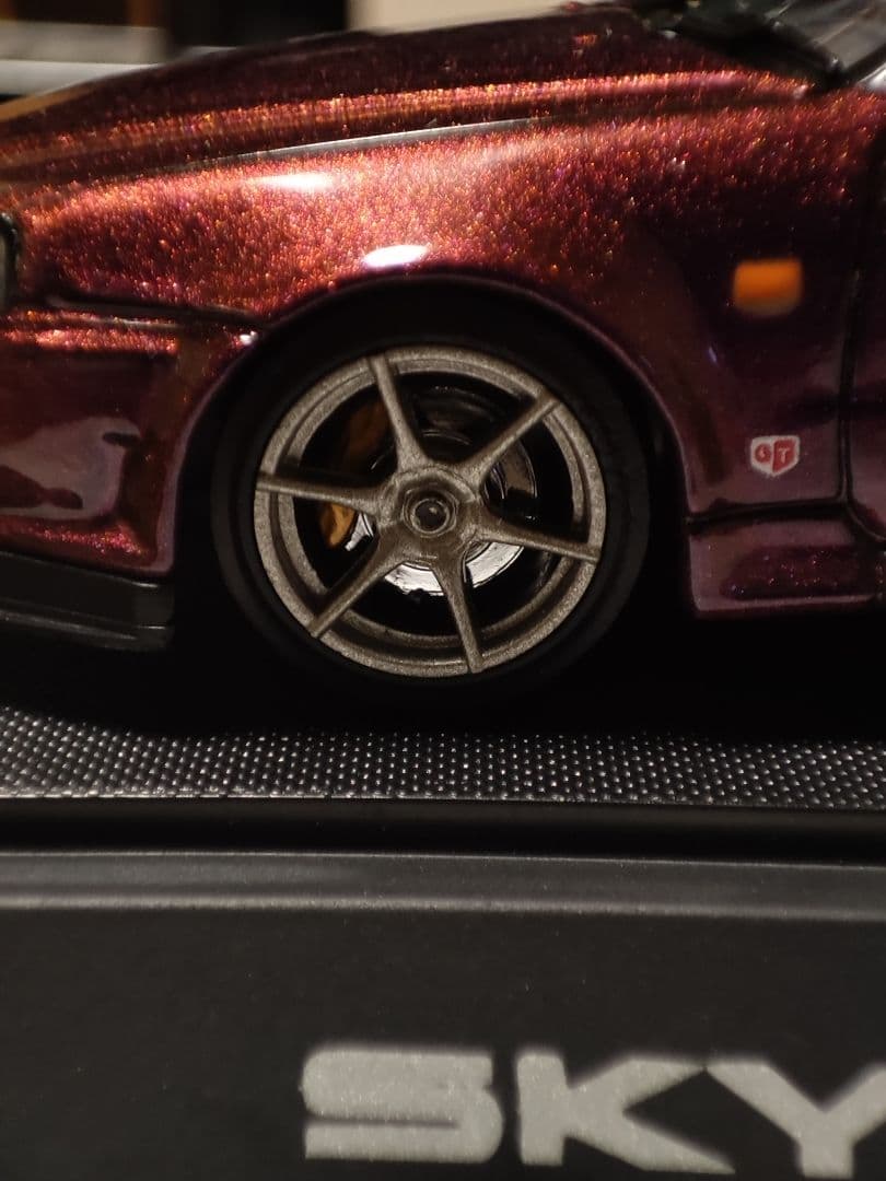 エブロ EBBRO R-34 R34 GT-R SKYLINE PURPLE