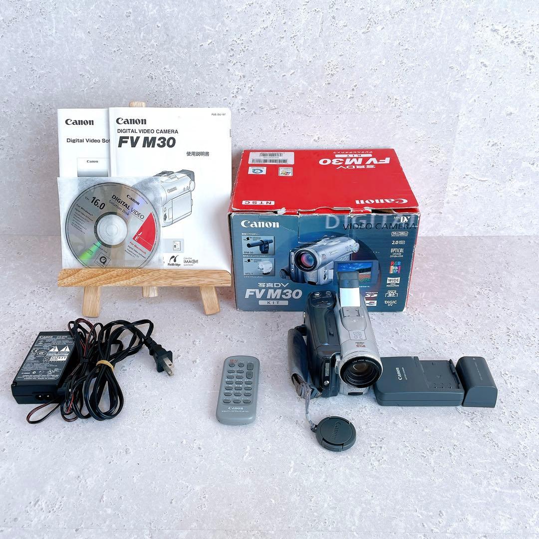 良品 キャノン FV-M300 デジタルビデオカメラminiDV シルバー