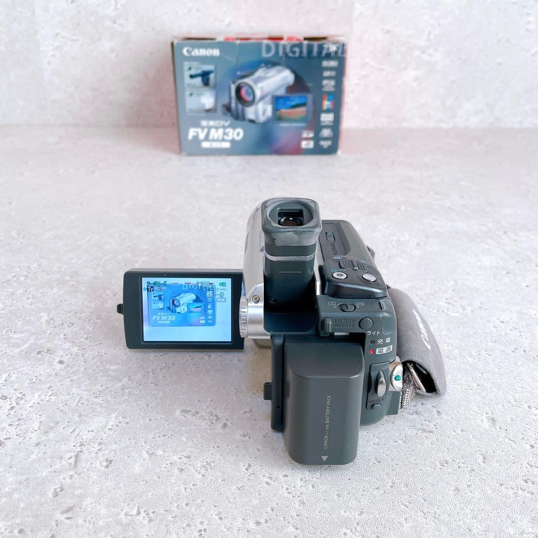 良品 キャノン FV-M300 デジタルビデオカメラminiDV シルバー
