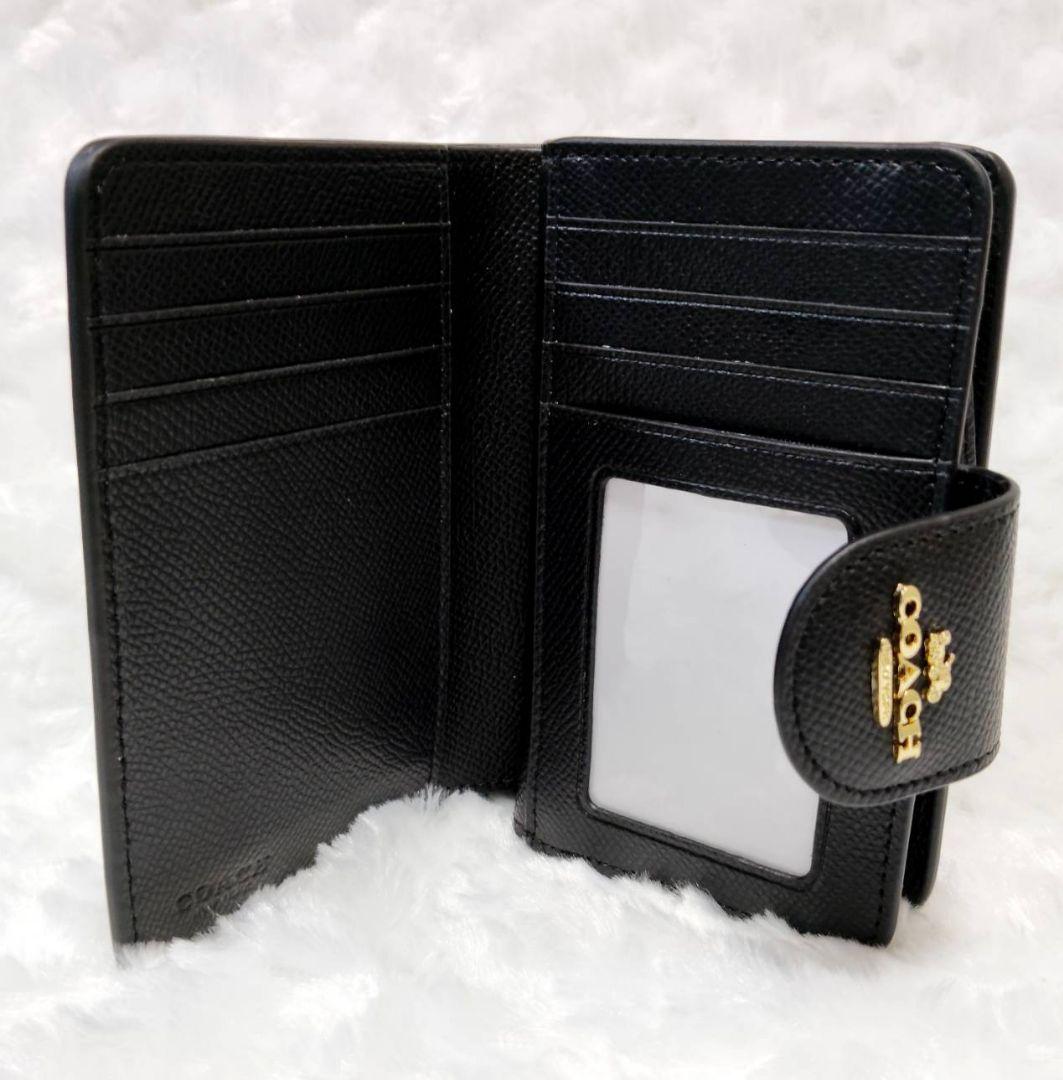 COACH 　二つ折り財布　ブラック