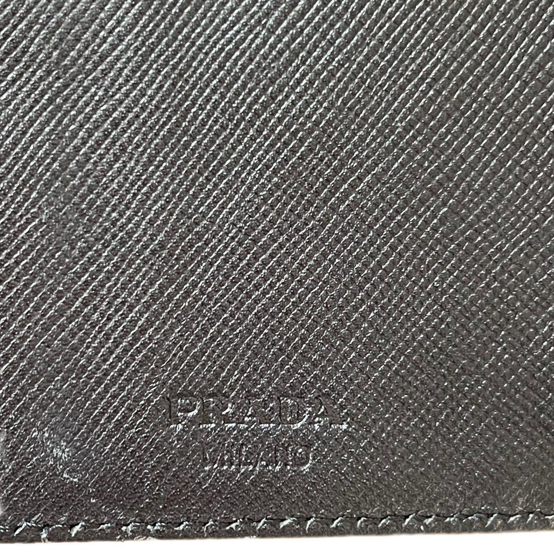 PRADA プラダ 三つ折り財布 ナイロン×レザー