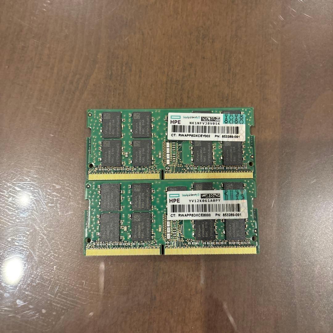 SK hynix 16GB DDR4 メモリ 2個セット(32GB)