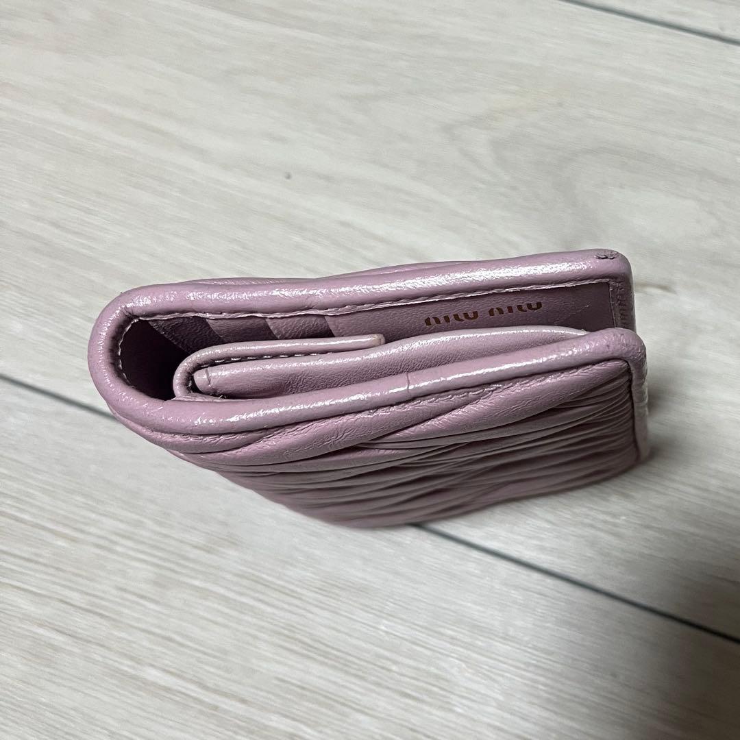 Miu Miu マテラッセレザー 折り財布