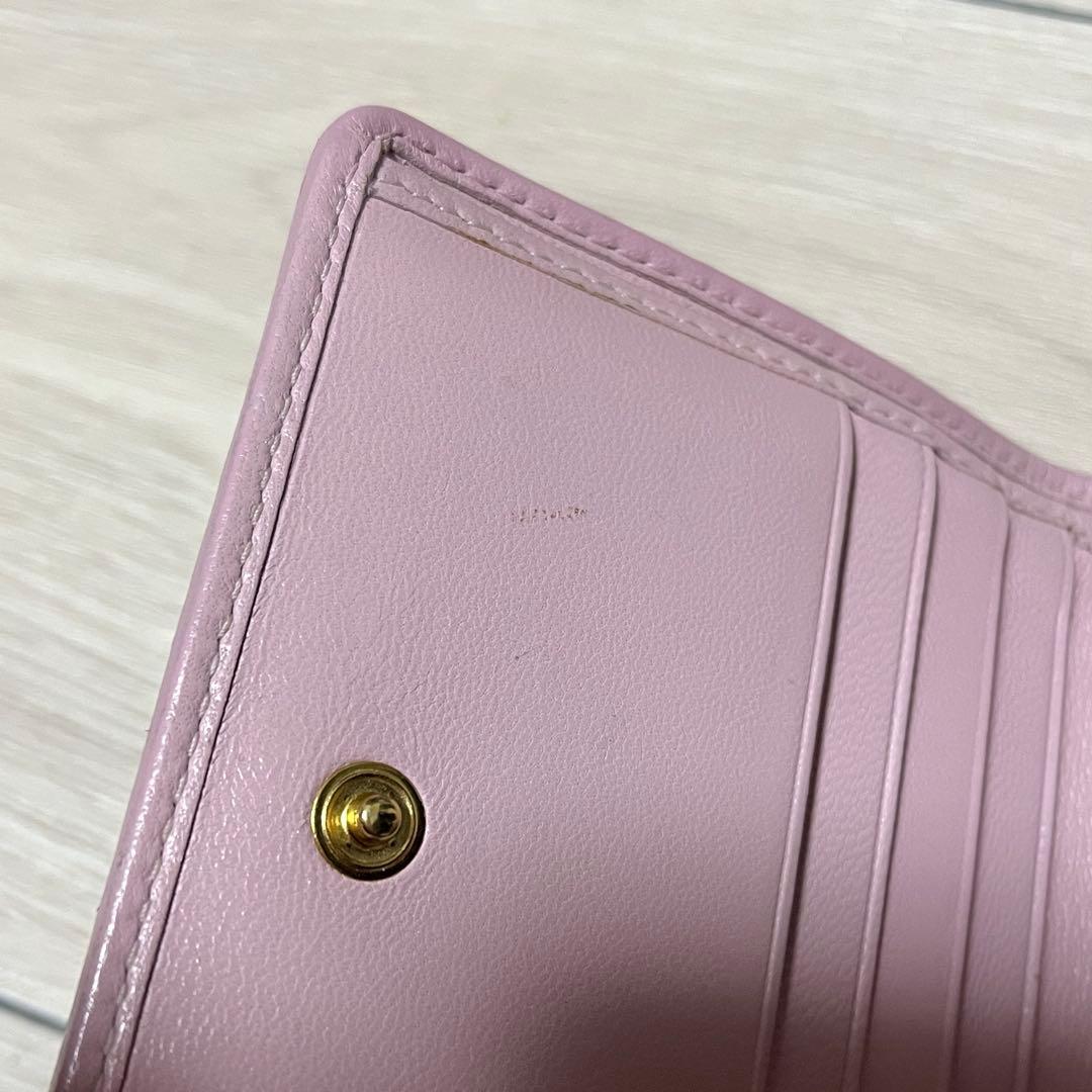 Miu Miu マテラッセレザー 折り財布