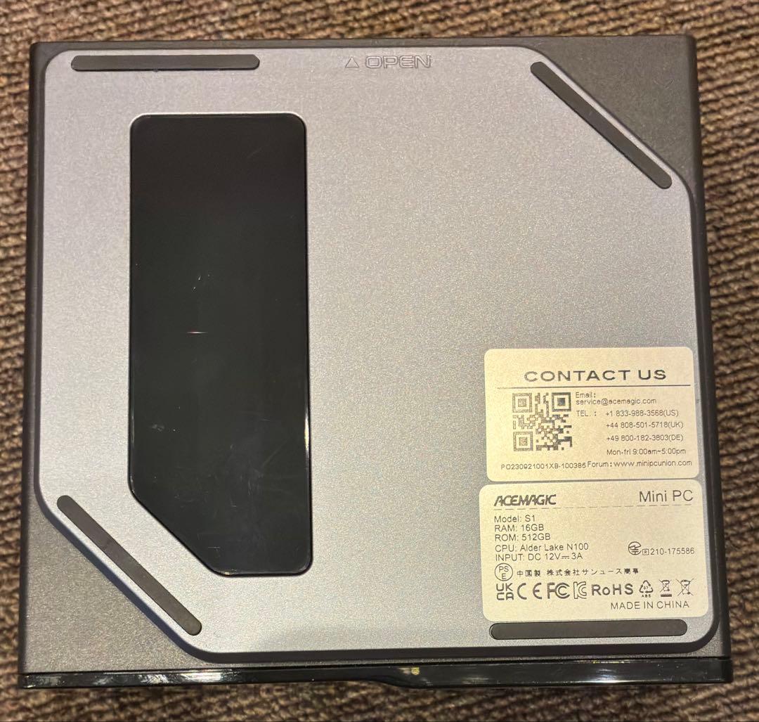 ミニPC ACEMAGIC MINI PC N100