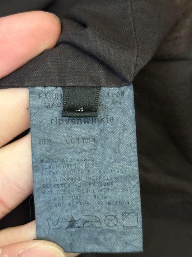 ジャケット・アウター rip Van Winkle Zipper Design Jacket
