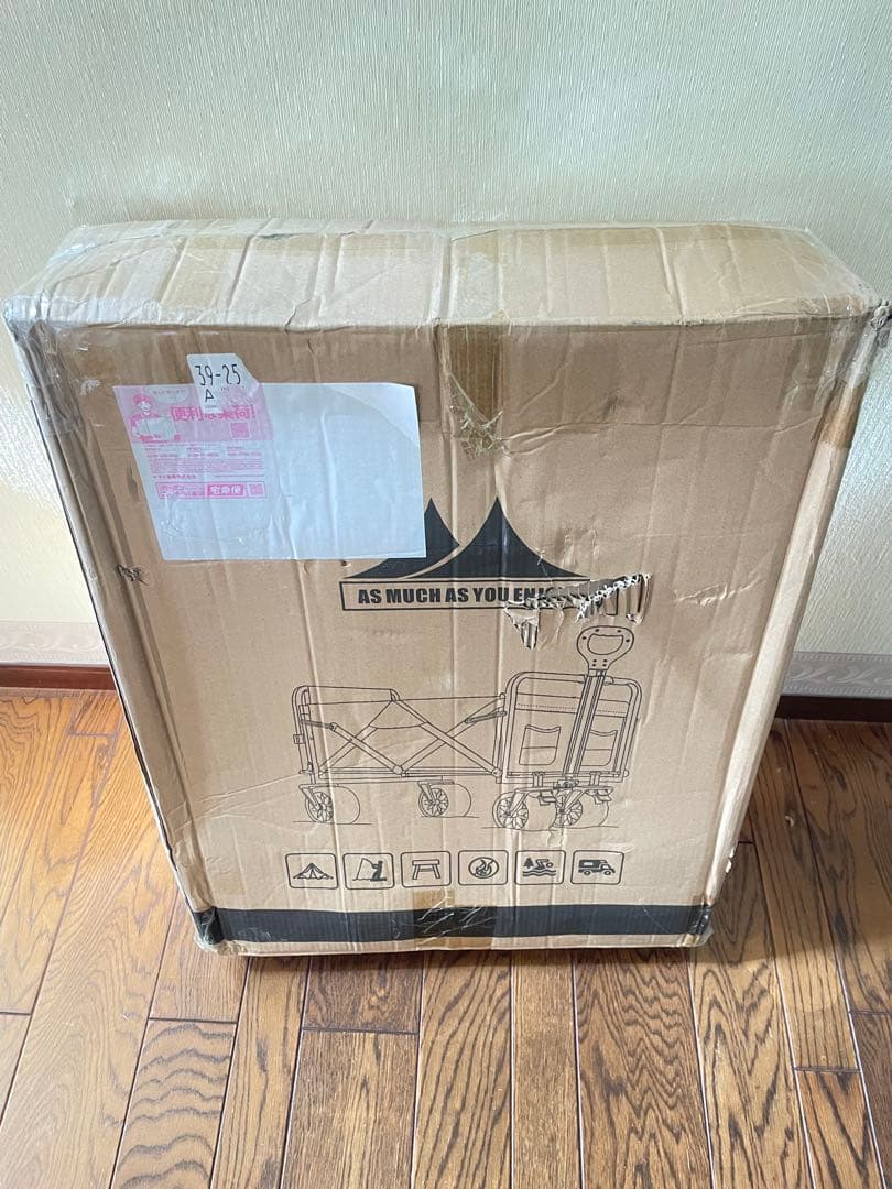 ラスト１点割引可能　200L折りたたみ式 キャリーワゴン アウトドア キャンプ用