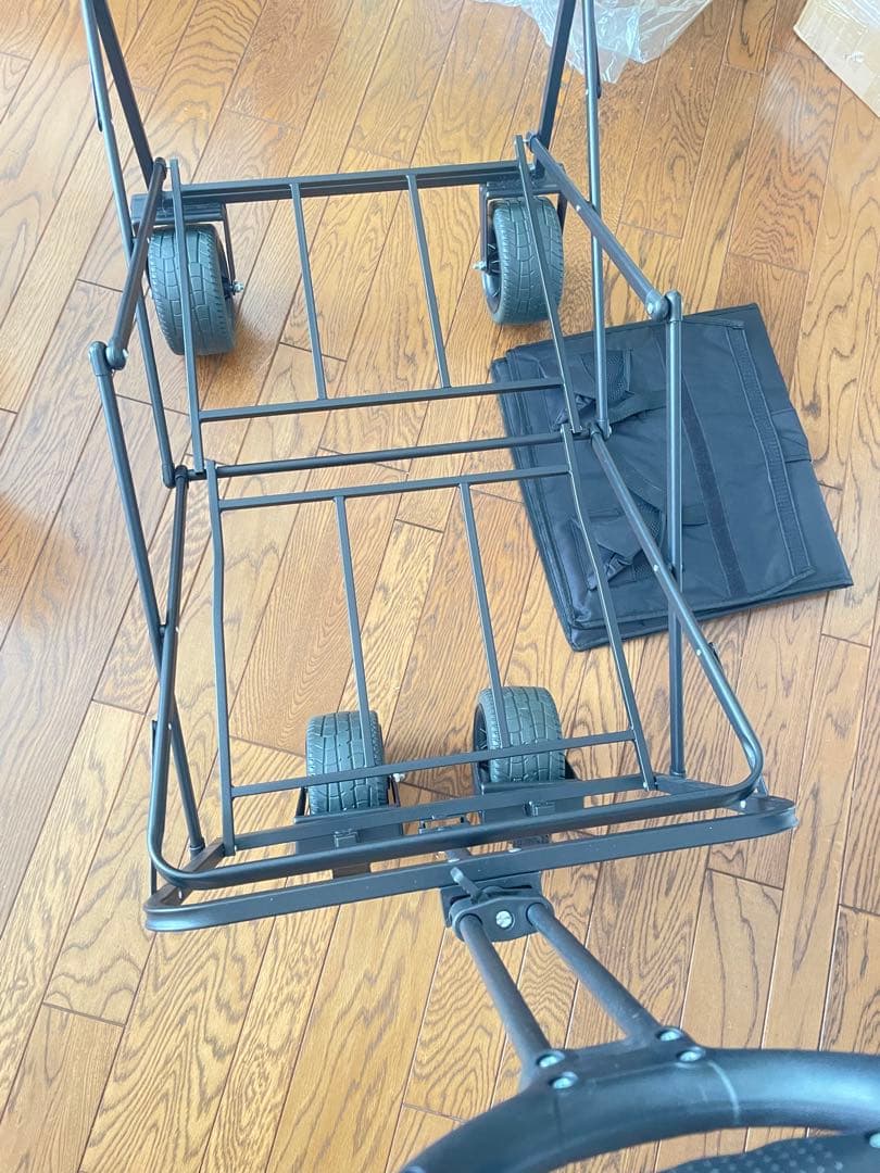 ラスト１点割引可能　200L折りたたみ式 キャリーワゴン アウトドア キャンプ用