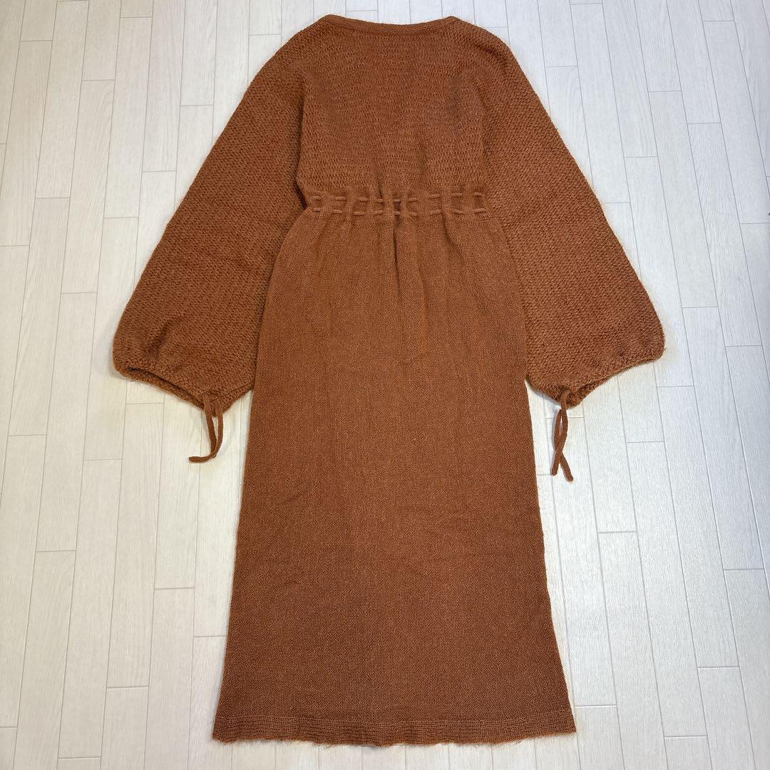 nowos ノーウォス Mohair long knit ロングカーディガン