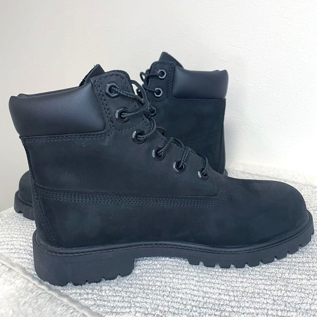 美品Timberland ティンバーランド ブーツ 黒 23.5cm 12907
