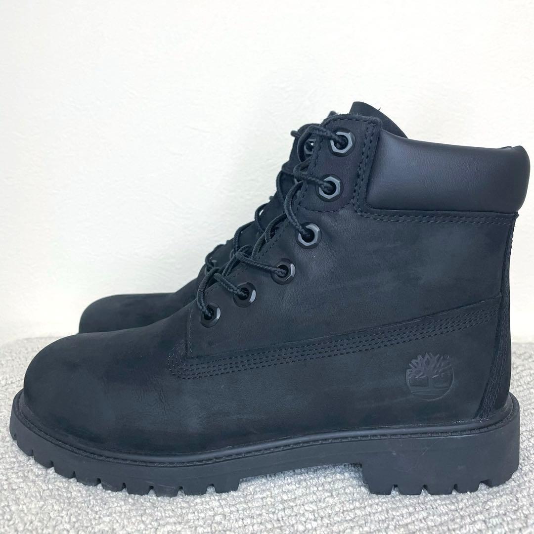 美品Timberland ティンバーランド ブーツ 黒 23.5cm 12907