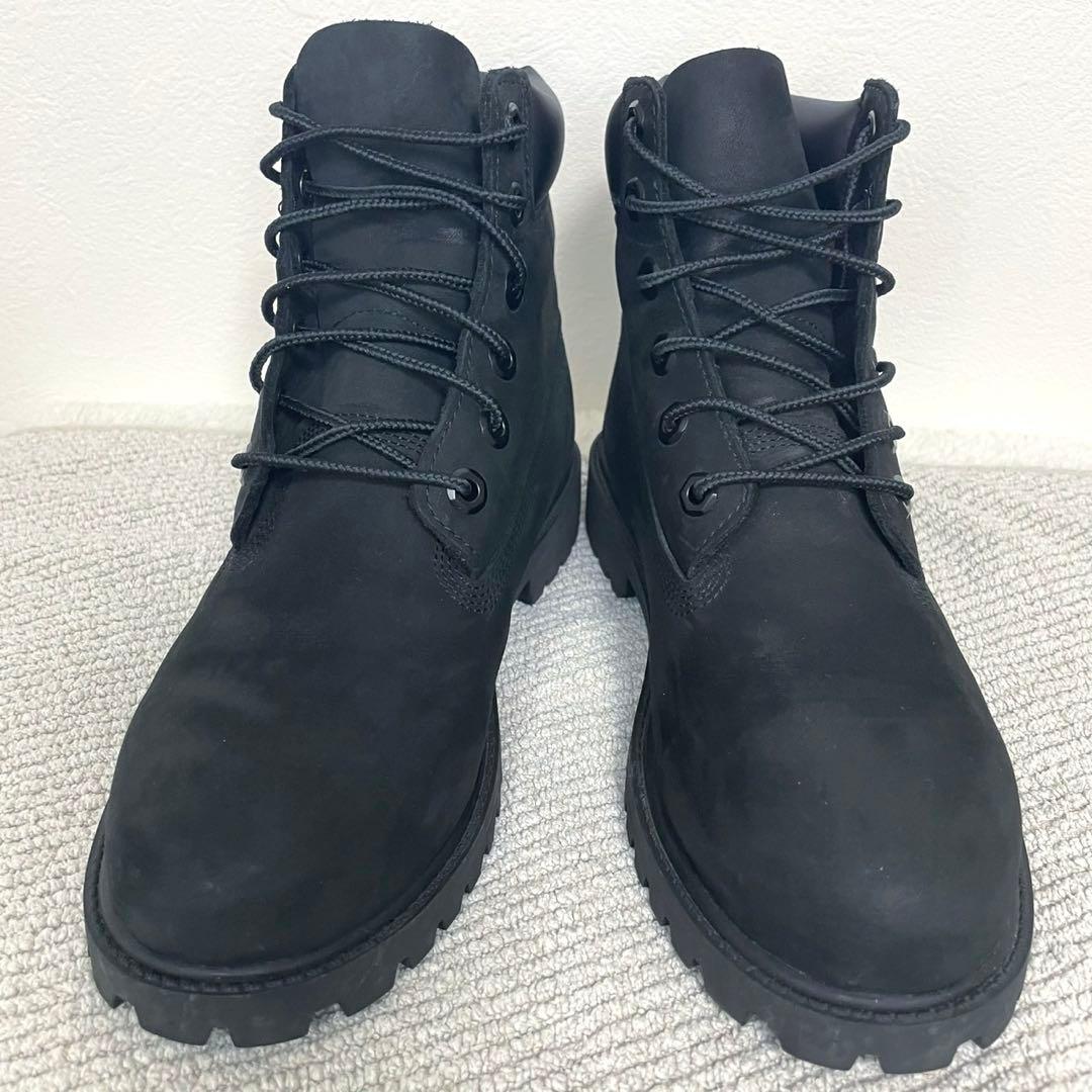 美品Timberland ティンバーランド ブーツ 黒 23.5cm 12907