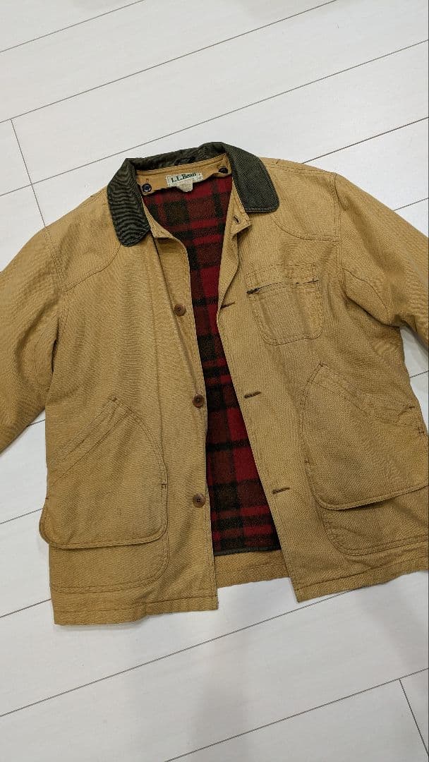 80年代 L.L.Bean/ダックワークジャケット/USA製/ライナー脱着