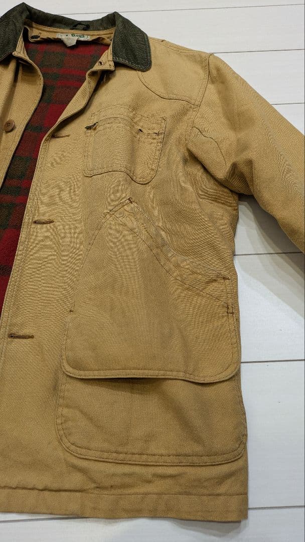 80年代 L.L.Bean/ダックワークジャケット/USA製/ライナー脱着