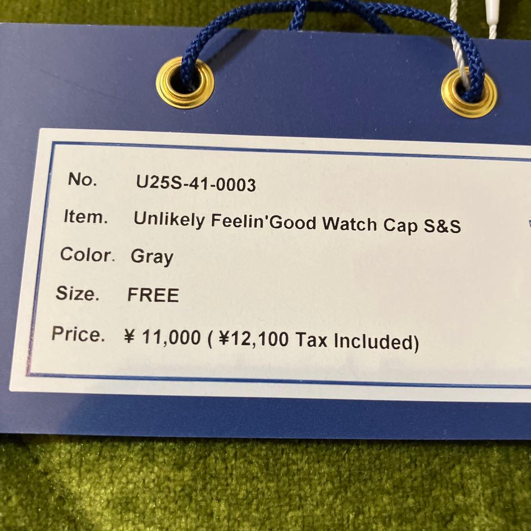 unlikely ニットキャップ　グレー　新品未使用