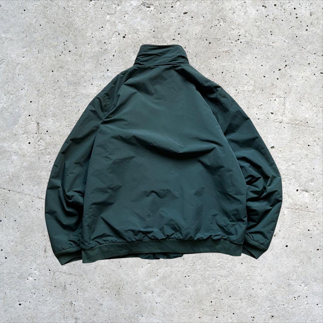 【00s】L.L.Beanウォームアップジャケット　刺繍ロゴ　裏地フリース