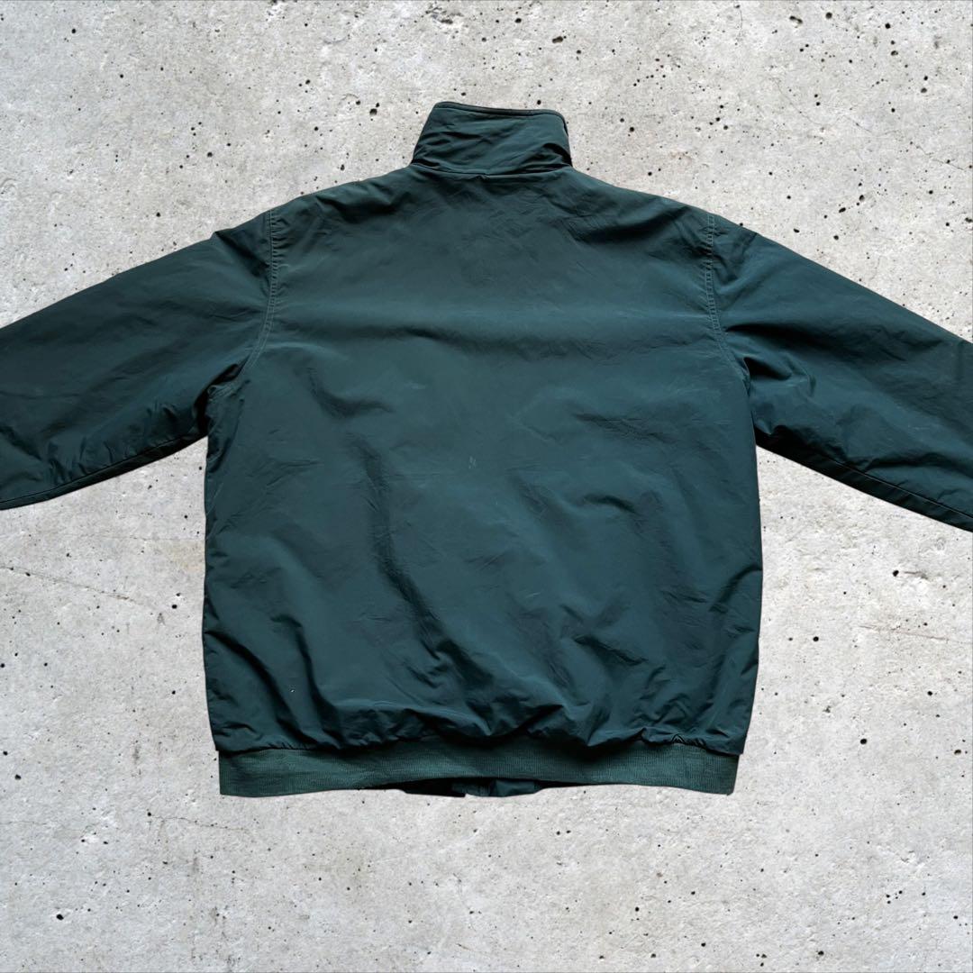 【00s】L.L.Beanウォームアップジャケット　刺繍ロゴ　裏地フリース
