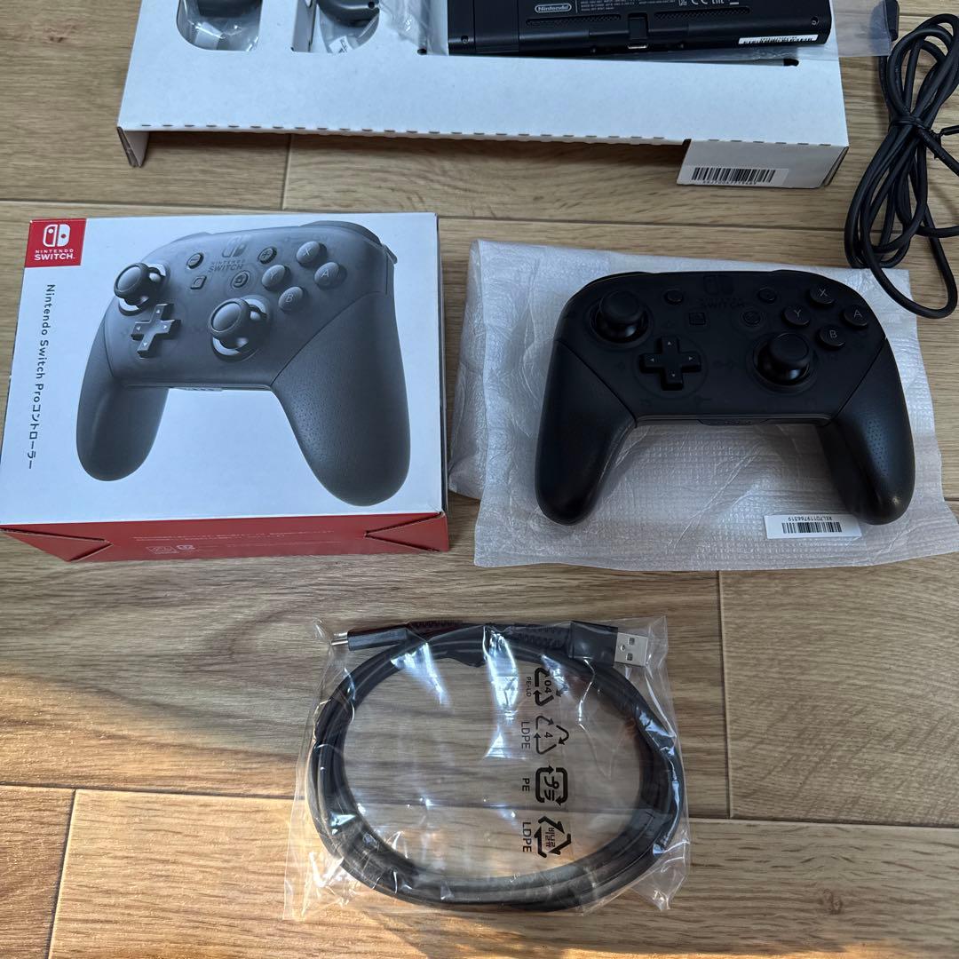 Nintendo Switch グレー 本体　Proコントローラー付き