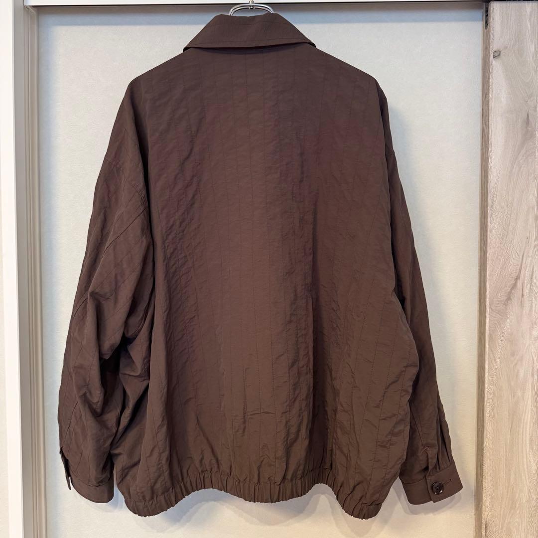 エスエフシー STITCHED NYLON SWING TOP ダークブラウンL