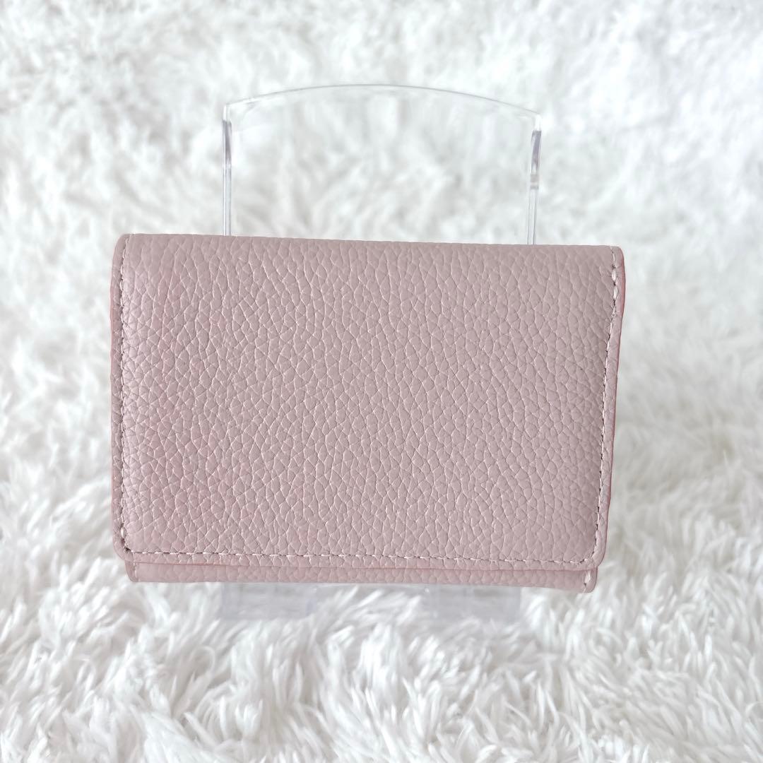 MARY QUANT シーリングデイジーレター ミニウォレット ピンク 現行