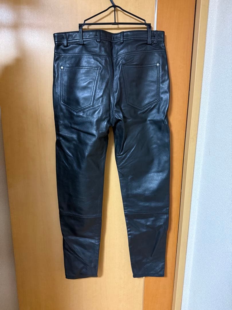 ZARA LAMB LEATHER TROUSERS ラムレザー　羊革
