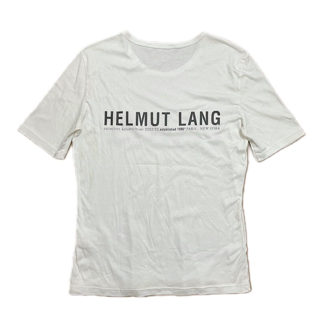 02AW HELMUT LANG 本人期 PARIS Tシャツ