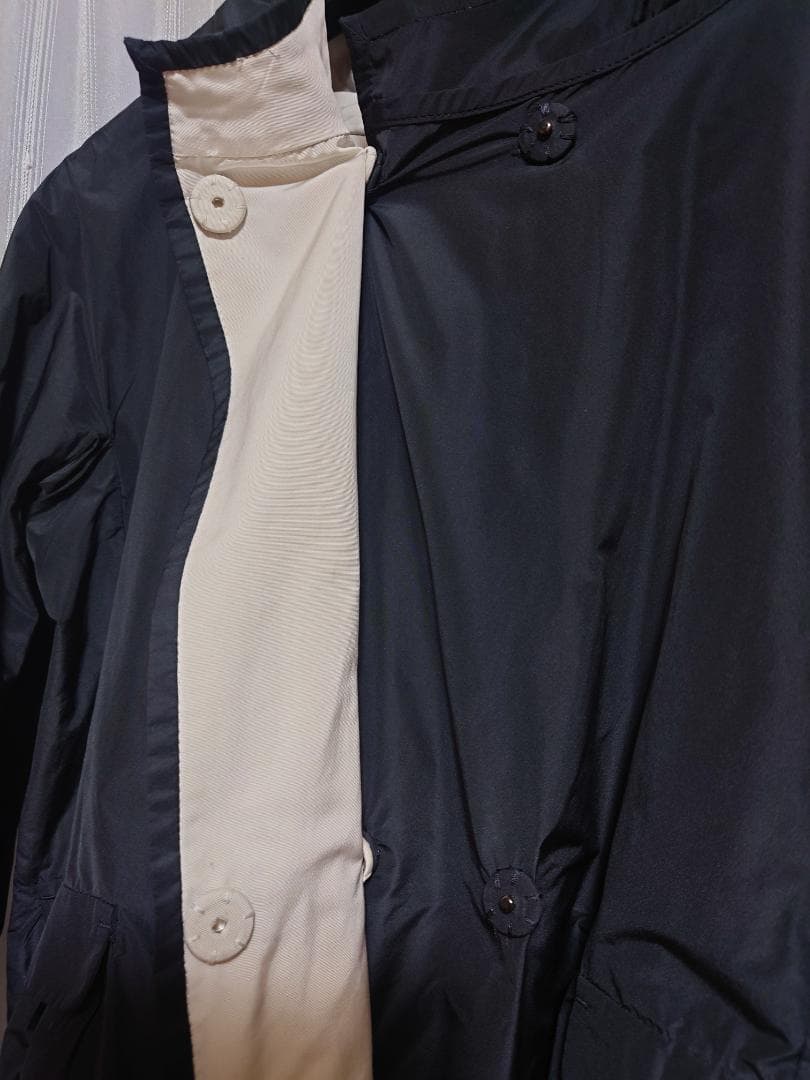 再値下げ極美品☆S'MAXMARAリバーシブルタフタコート☆コットン４５%黒４０