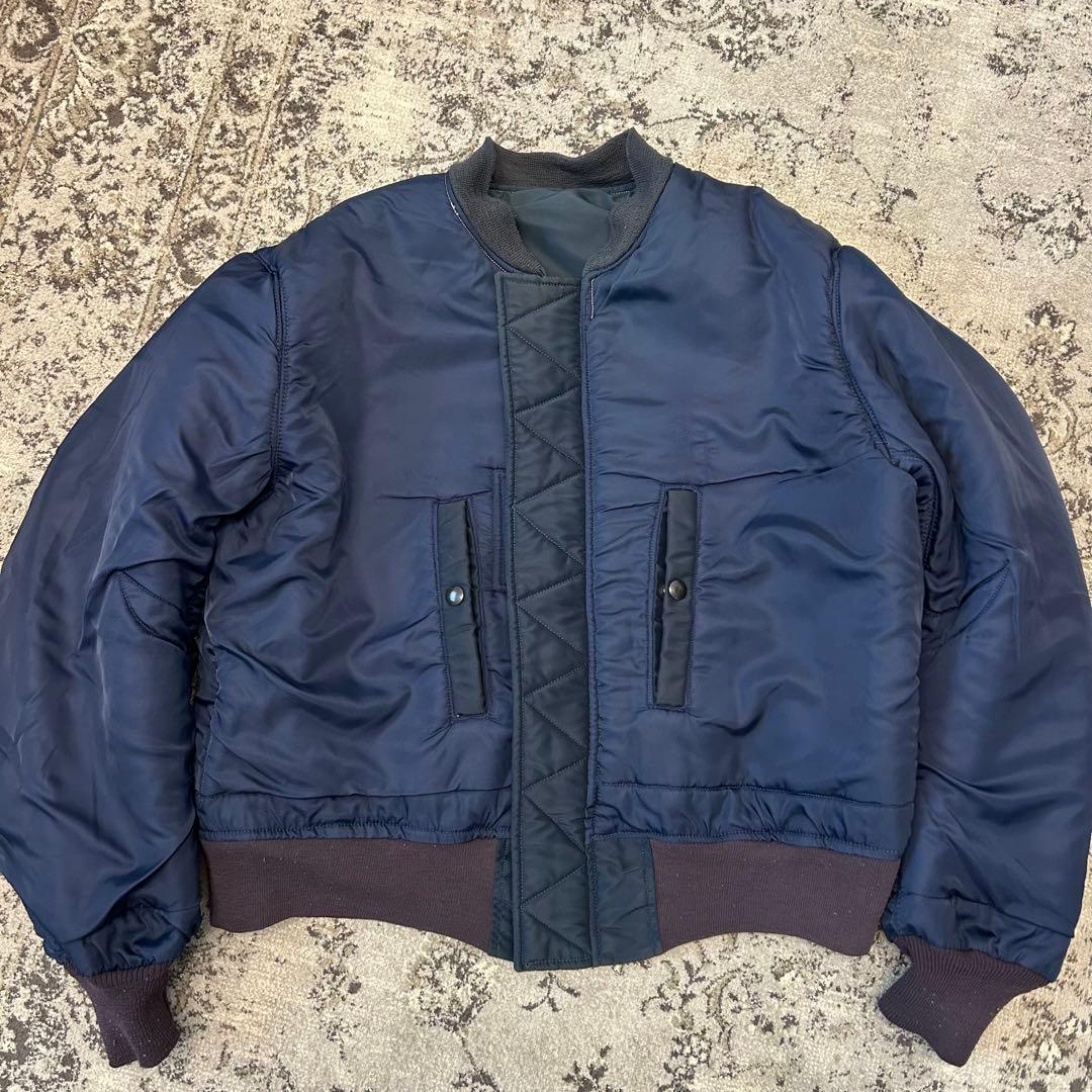 実物 USAF B-15C フライトジャケット ブルー SCOVILL 44相当