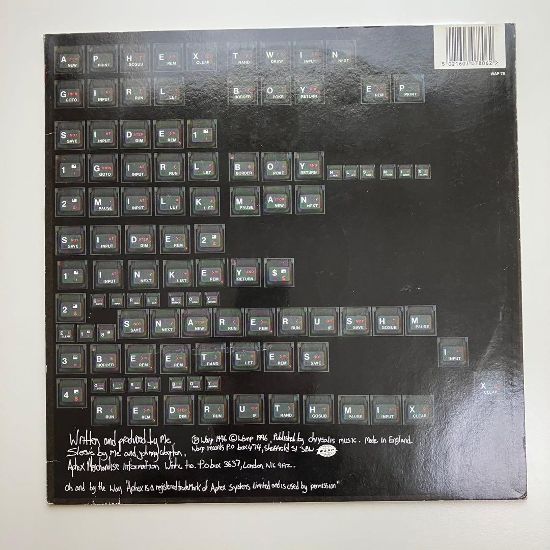 Aphex Twin/ \"Girl/Boy\" E.P. 12\" 1996年