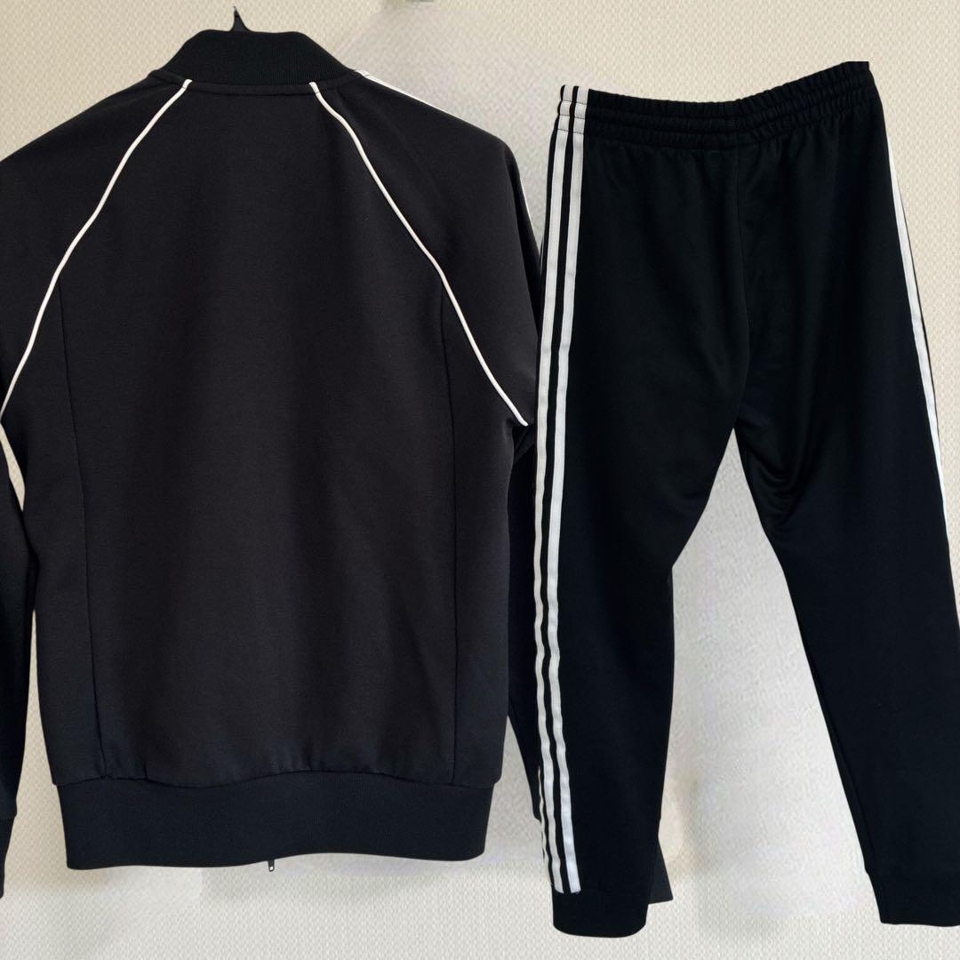 adidas アディダス　セットアップ　ブラック　メンズM ジャージ上下