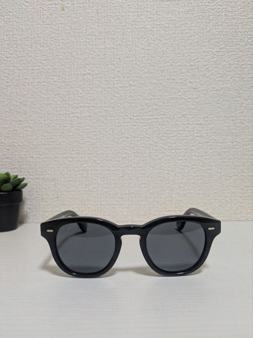 新品未使用 オリバーピープルズ Cary Grant サングラス 日本製ブラック