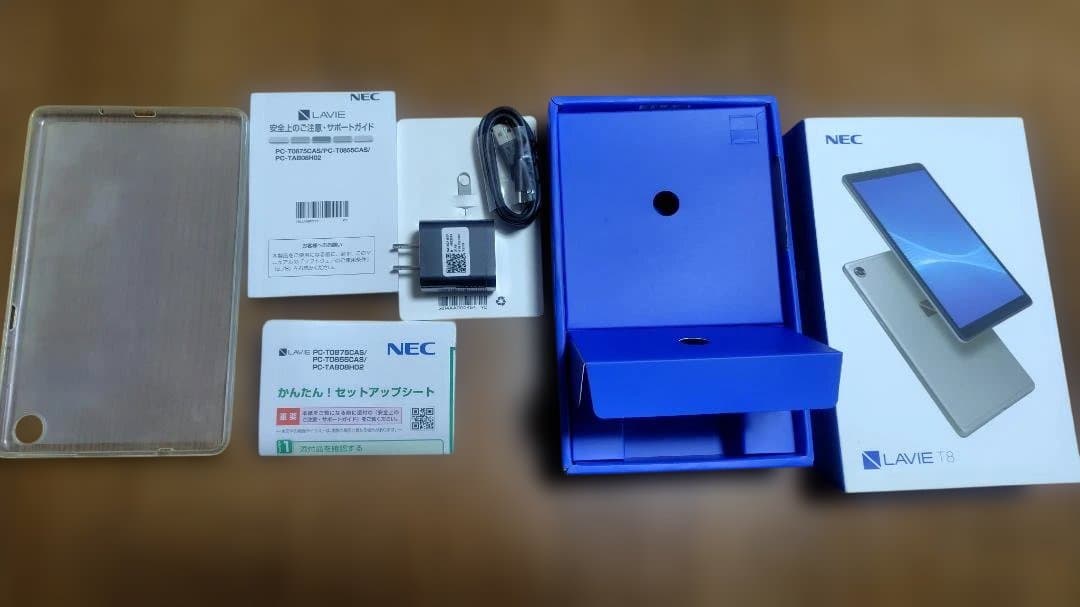 ミケネコ　NEC LAVIE Tab PC-T0855CAS 本体　付属品