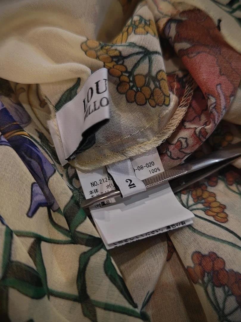 【美品】Loulou Willoughby 花柄長袖ワンピース サイズ2