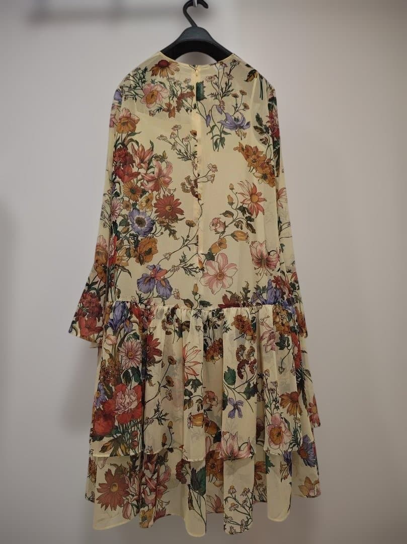 【美品】Loulou Willoughby 花柄長袖ワンピース サイズ2