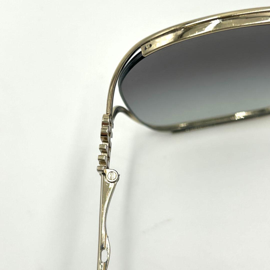 miu miu ミュウミュウ サングラス SMU 52W ゴールド べっ甲