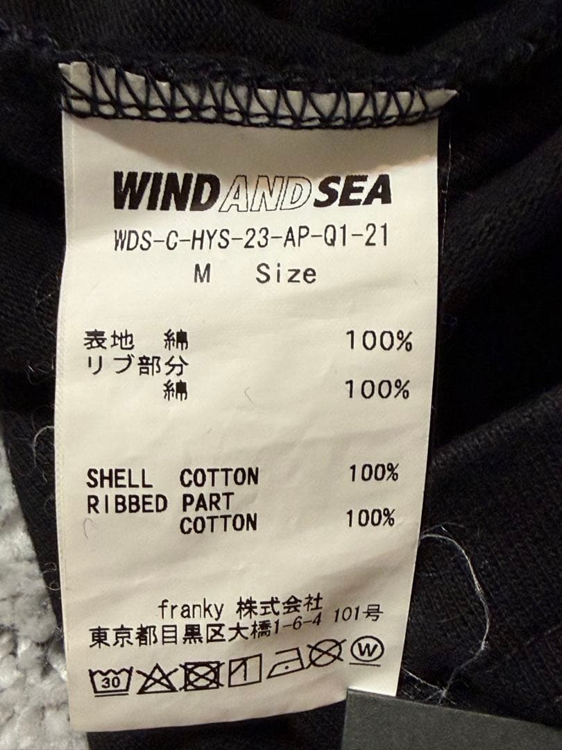 WIND AND SEA×ヒステリックグラマーTシャツ　Mサイズ