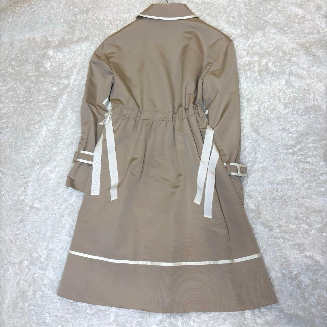 【美品】TO BE CHIC トゥービーシック　スプリングコート　ベージュ花40