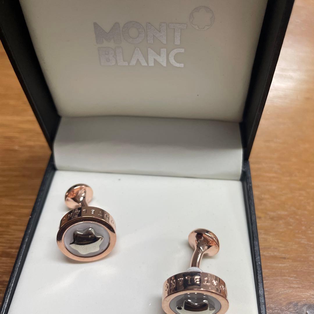 MONT BLANC ローズゴールド カフリンクス