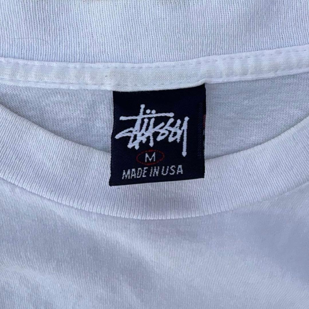 old stussy Tシャツ 90s 紺タグ USA製 シングルステッチ