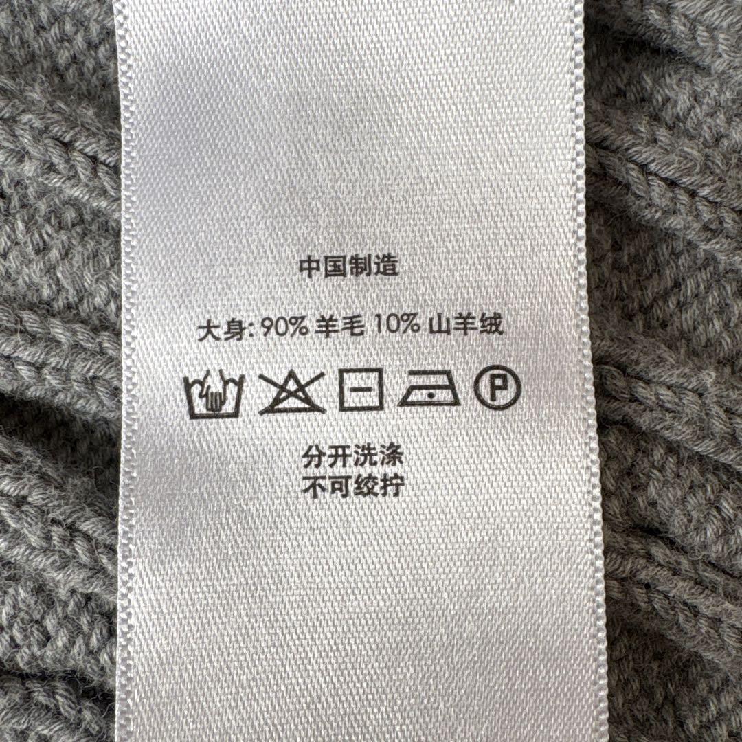 ポロラルフローレン　ケーブルニットカーディガン　ポニー刺繍　カシミヤ混　洗える