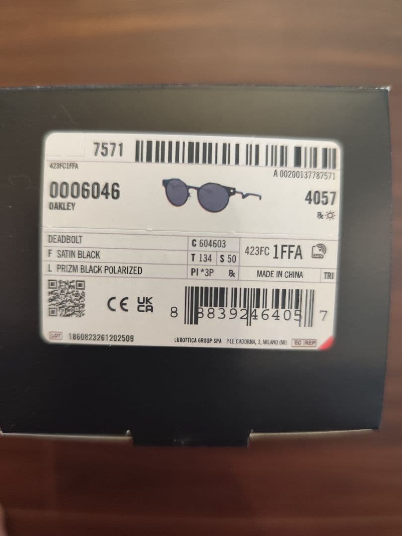 新品未使用 正規品 OAKLEY DEADBOLT オークリー デッドボルト