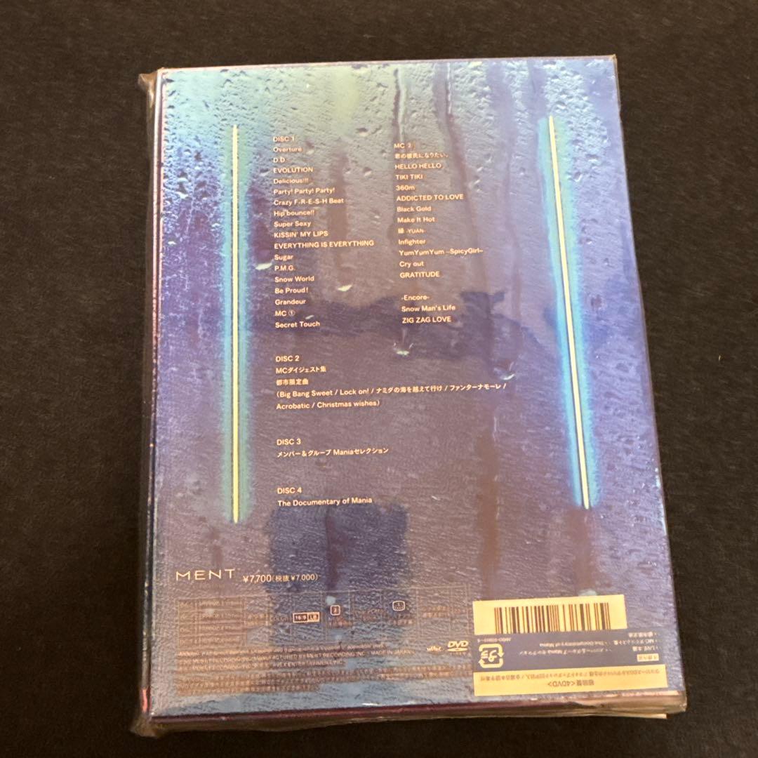 Man LIVE TOUR 2021 Mania 初回盤4DVD